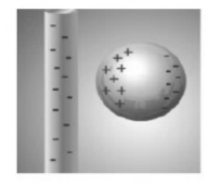 تنتشر إلكترونات الشحنة كرة الشحنات من الموجبة فيها سالبة كرة موجبة