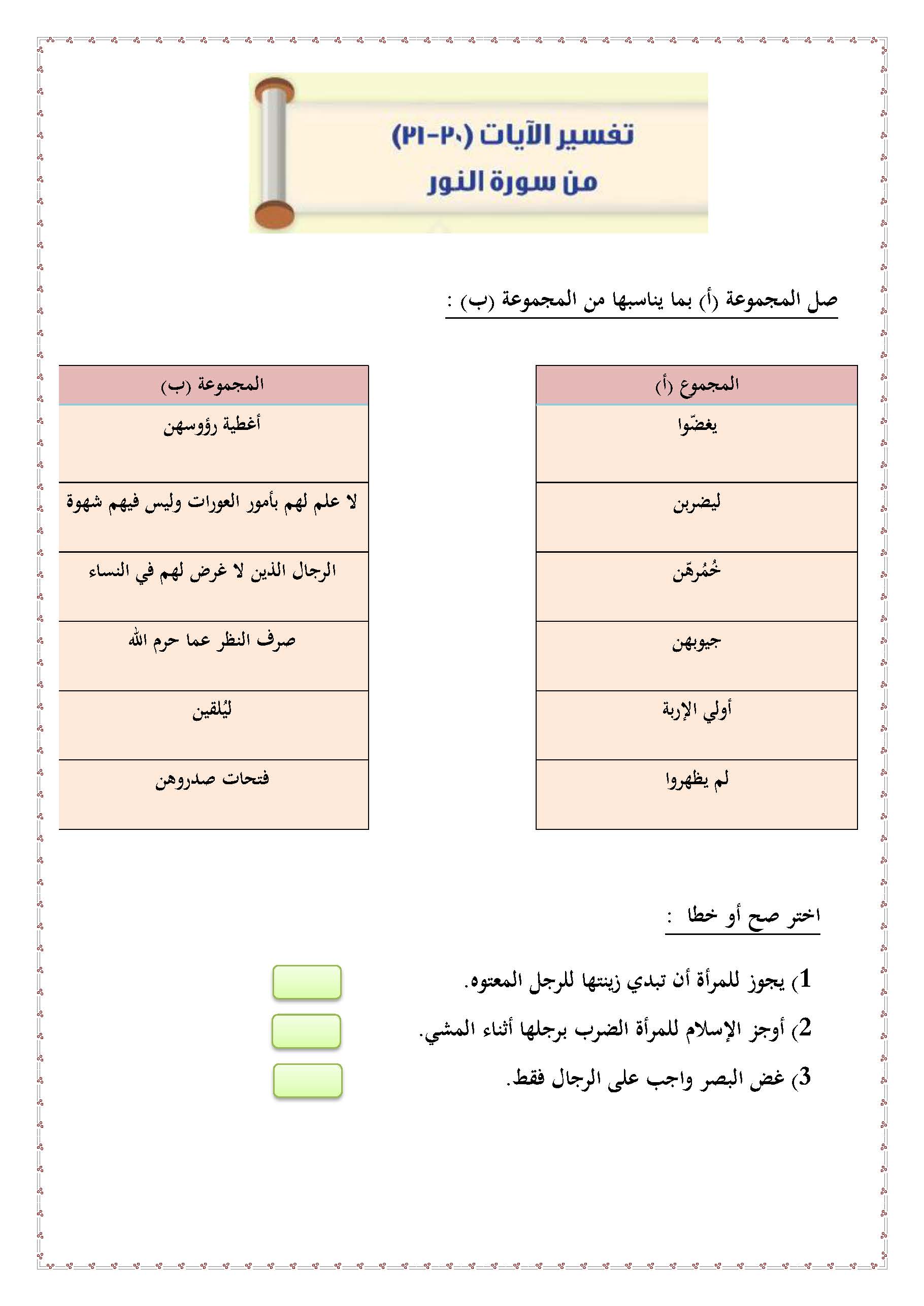 يجوز للمرأة ان تبدي زينتها للرجل